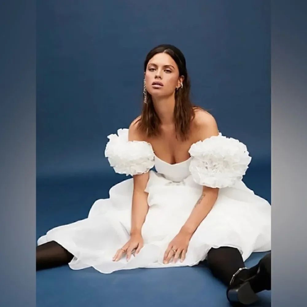 Free People x Selkie Mes Demoiselle Flower Gown - Picture 3 of 8